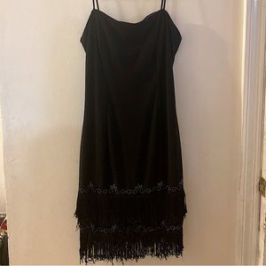 Like new worn once. Dave & Johnny by Laura Ryan size 4 black dress.